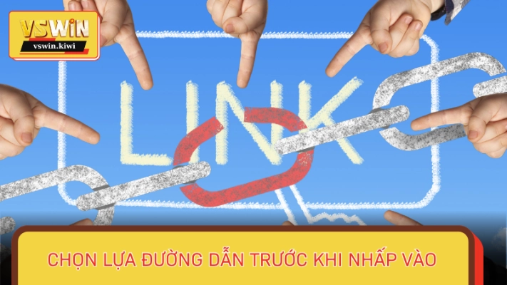 Nên thông thái khi chọn link để tránh giả mạo 